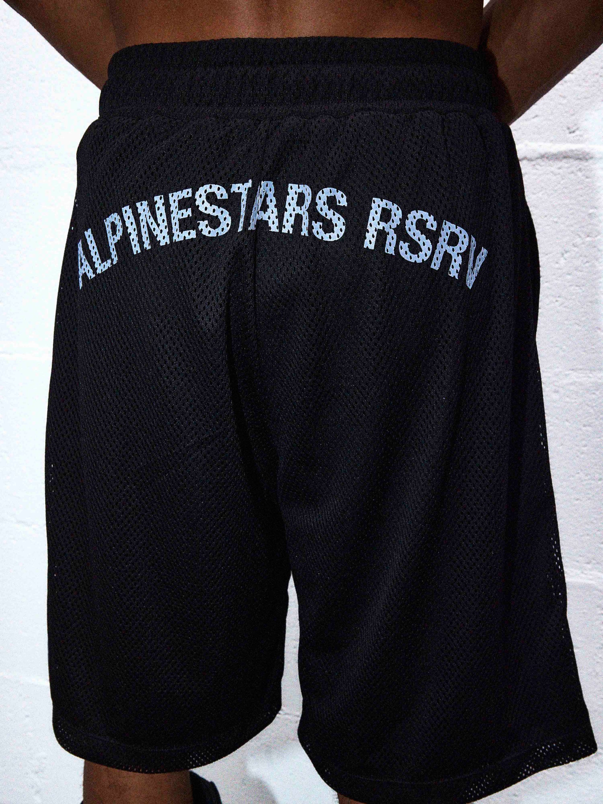 Label Mesh Shorts