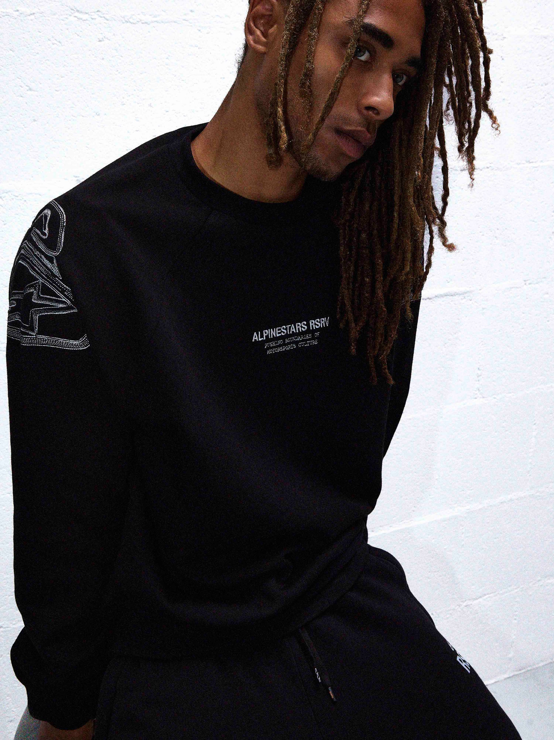Shoulder Cup Crewneck