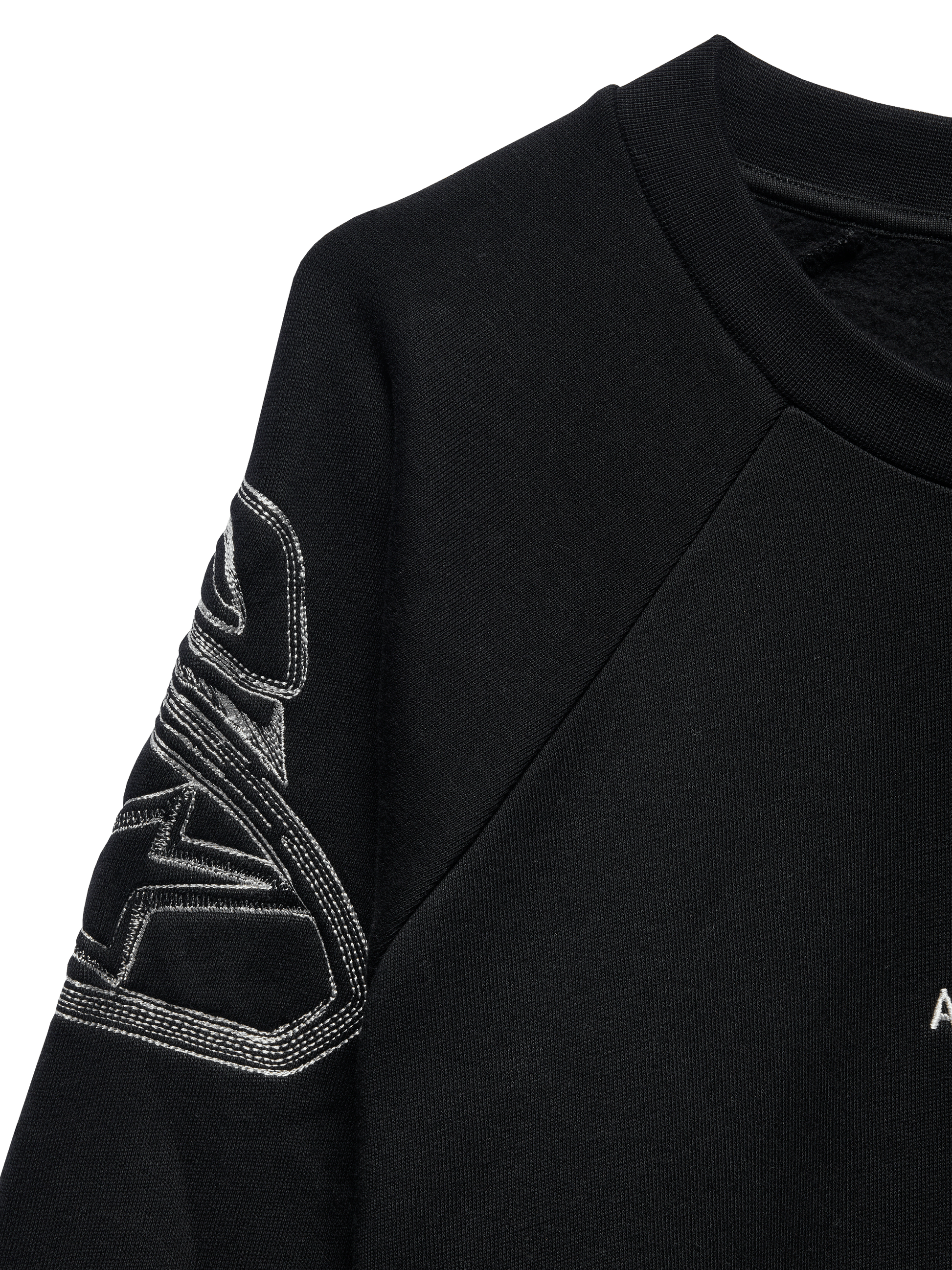 Shoulder Cup Crewneck