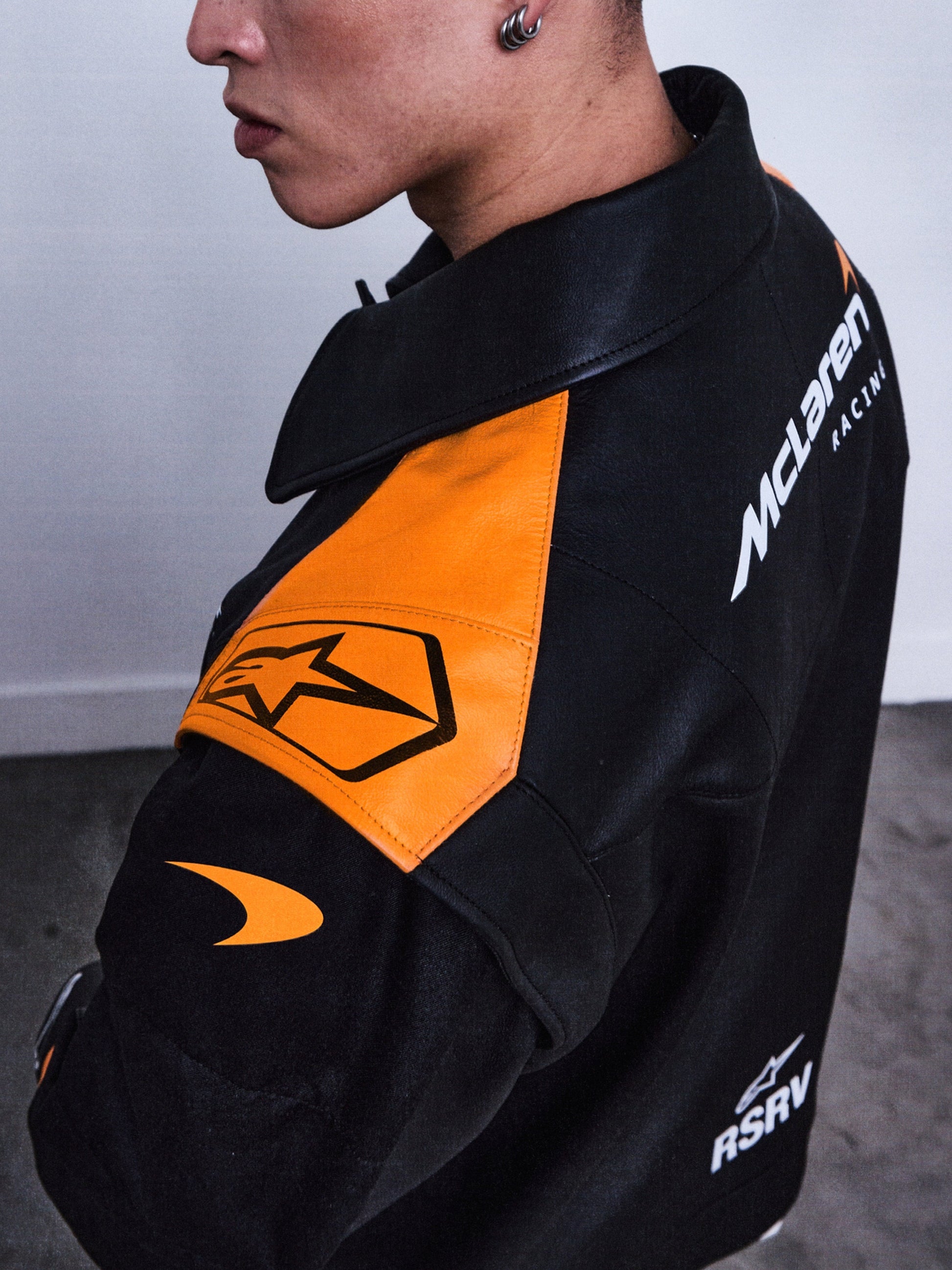 Track Star Leather Jacket