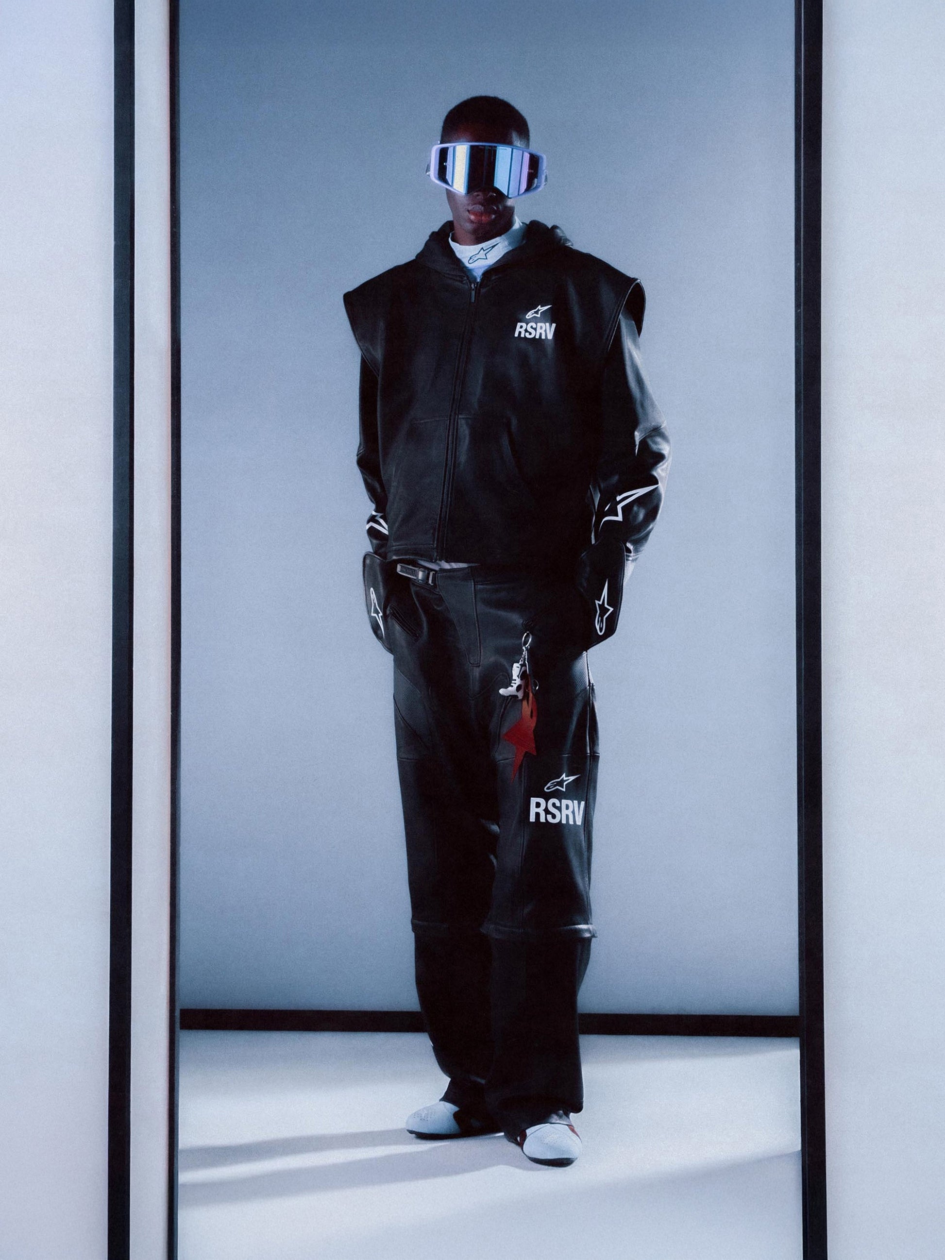 Axis Leather Hoodie