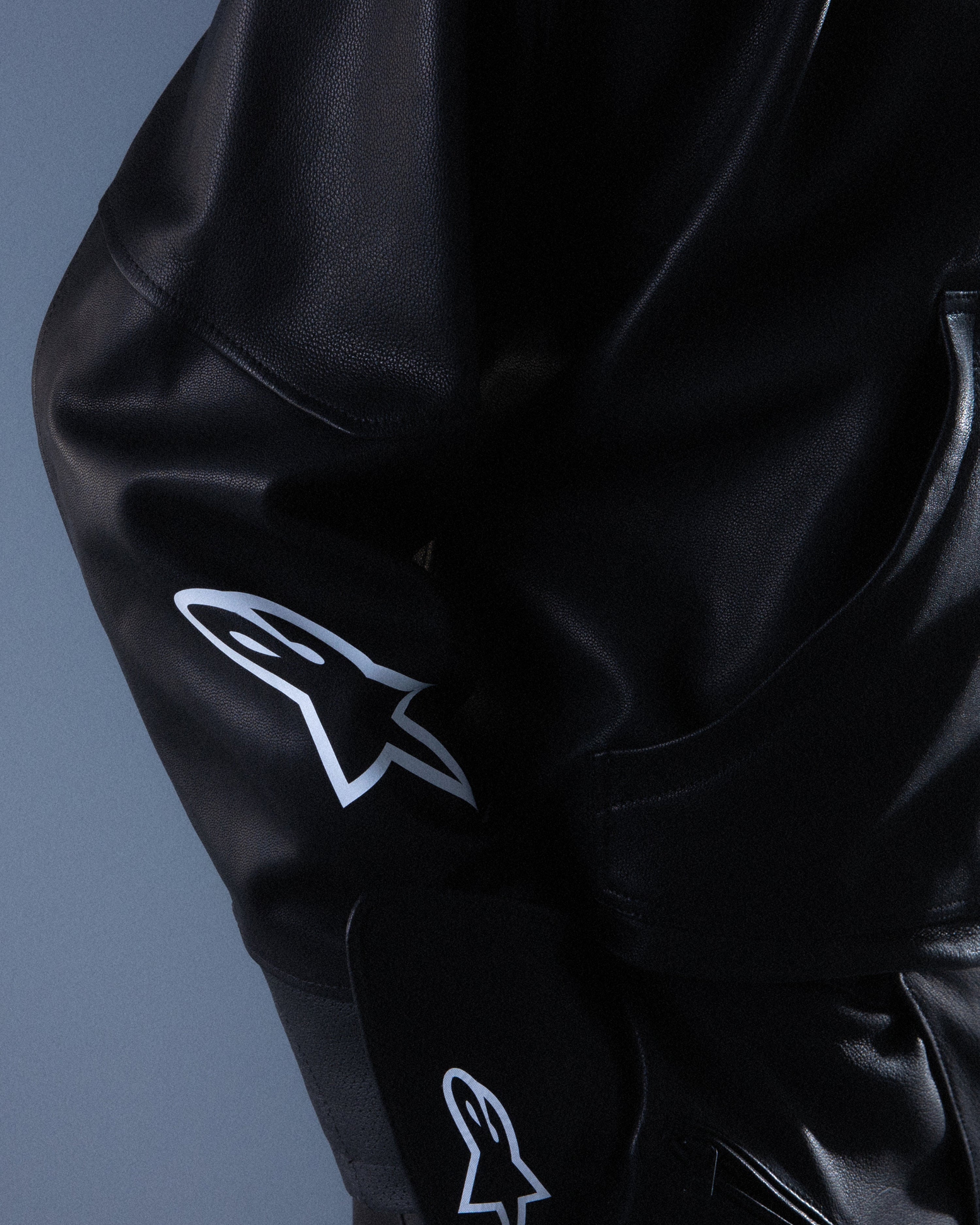 Axis Leather Hoodie