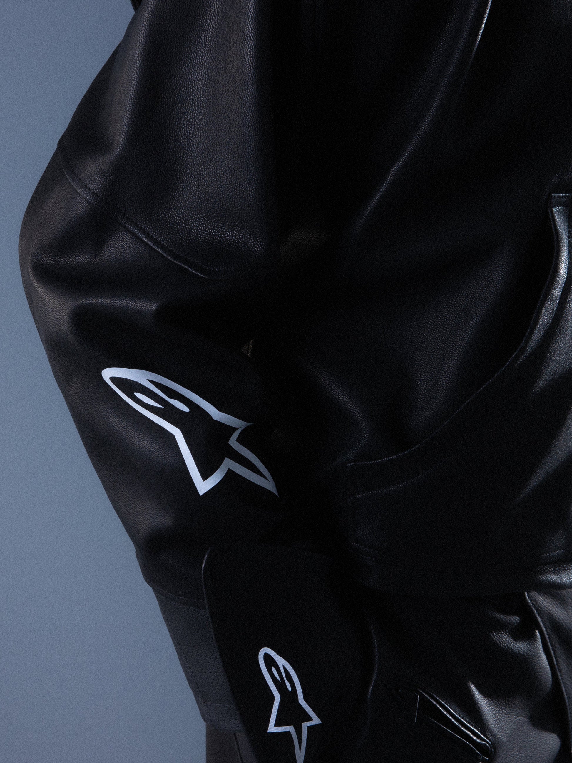 Axis Leather Hoodie
