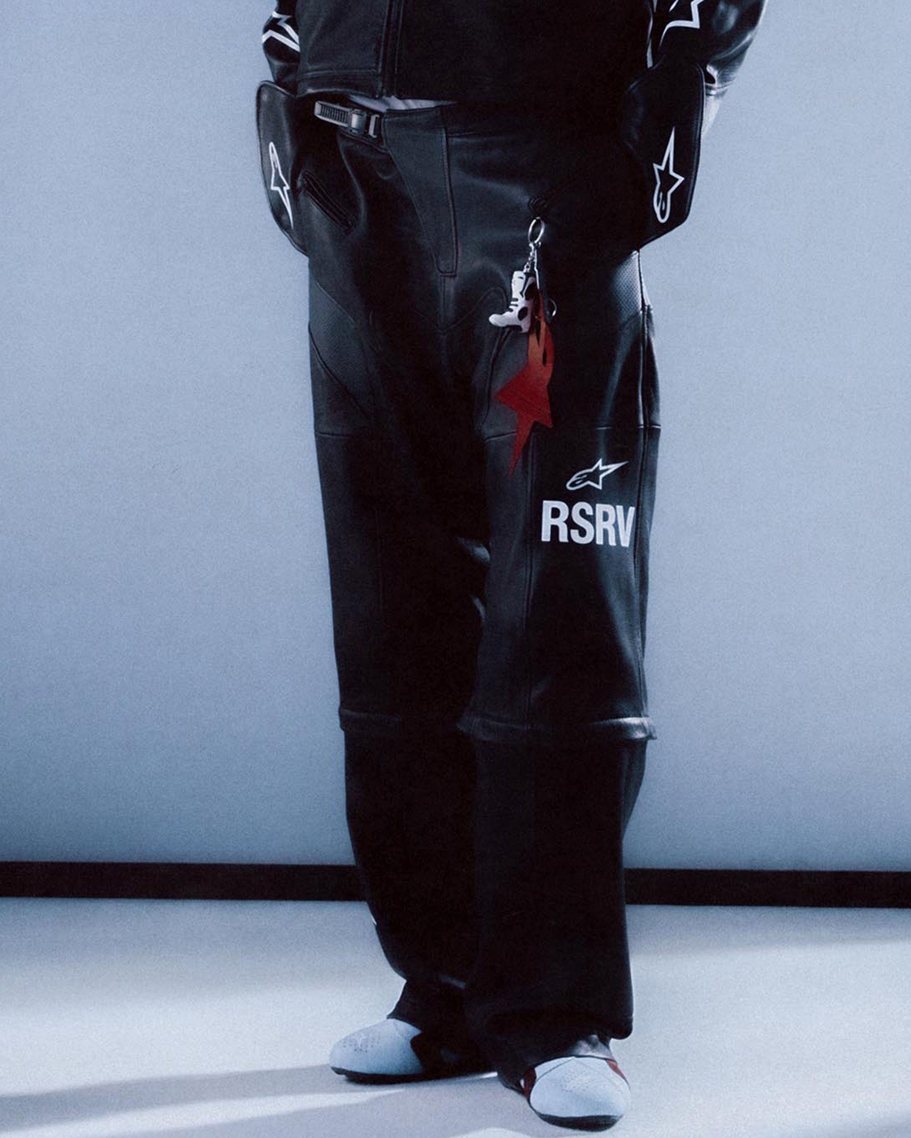 Neo Bat Leather Pants